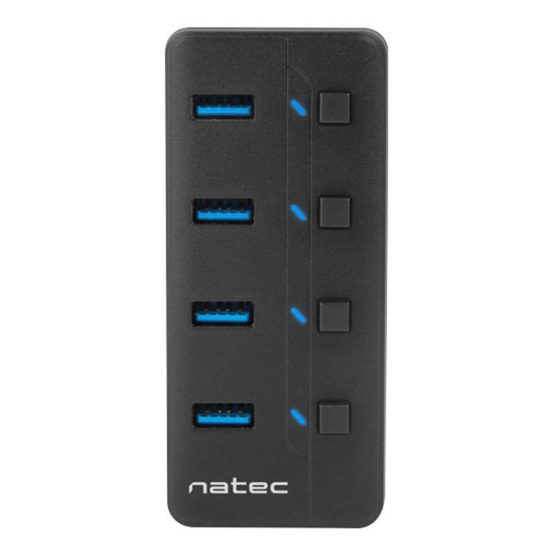Natec-Mantis-HUB-4-Puertos-USB-3.0-on-off-Alimentador-foto2