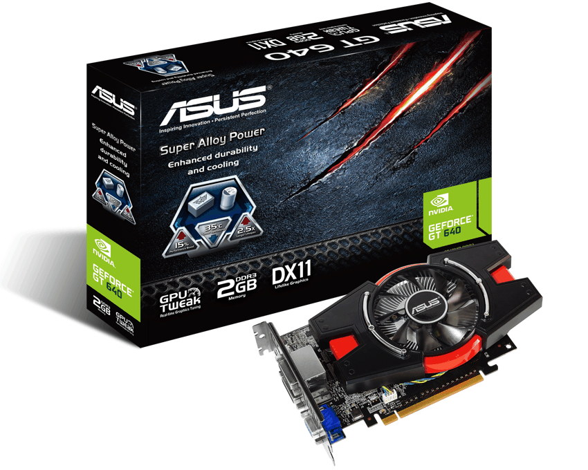 Tarjeta Grafica PCI-E Asus GeForce GT640 2 GB DDR3 | QuickHard